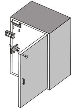 Mini Electromagnetic lock -Single Door(图1)